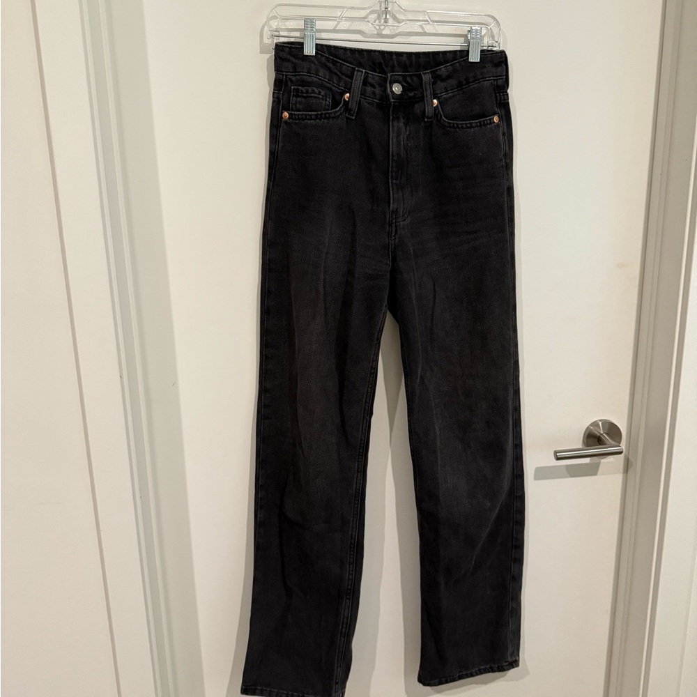 H&M Men's Straight Black Jeans